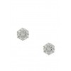 Round Cubic Zirconia Stud Earrings - Brincos - $2.99  ~ 2.57€