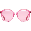 Round Frame Sunglasses - Fuchsia - Sunglasses - 
