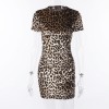 Round neck short sleeve slim temperament - Dresses - $15.99  ~ £12.15