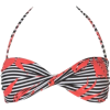 Roxy Journey of the Heart Twist Bandeau Bikini Top - Women's Bright Coral - Swimsuit - $43.99 