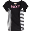Roxy Kids Girls 7-16 Twisted Rashguard Black/White - Майки - короткие - $33.58  ~ 28.84€