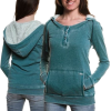 Roxy Women's "Ice Cap" Fleece Lined Hood Pullover Hoodie Blue 474693-AGL - Jerseys - $44.99  ~ 38.64€