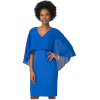 Royal blue caped dress (Dress Barn) - People - $49.00 