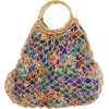 Royal  Floral Print Bamboo Tote Bag - Hand bag - 