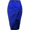 RubyK Womens Asymmetrical Draped Wrap Cu - Skirts - 