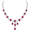 Ruby and Diamond Drop Necklace - Collares - £85,500.00  ~ 96,623.27€