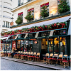 Rue Montorgueil Christmas - Background - 