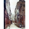 Rue de Bièvre, 1914 Paris autochrome - Gebäude - 