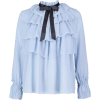 Ruffle Front Full Sleeve Blouse | boohoo - Camisa - longa - 