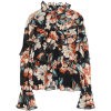 Ruffled floral chiffon blouse - NICHOLAS - Camisetas manga larga - 