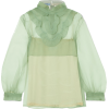 Ruffled organza blouse - 半袖シャツ・ブラウス - 