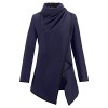 Ruiyige Women's Irregular Solid Wool Blend Long Trench Coats Outwear Parka Jacket - Outerwear - $59.99 