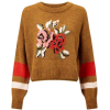 Rust floral jumper Miss Selfridge - Puloveri - 