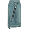 SACAI asymmetric zipped skirt - スカート - 