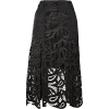SACAI black paisley lace skirt - Skirts - 