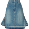 SACAI peplum denim skirt - Saias - 