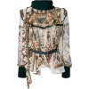 SACAI printed ruffle trim blouse 1,110 € - 長袖シャツ・ブラウス - 