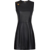 SAFETY PIN NAPPA LEATHER DRESS - sukienki - $2,450.00  ~ 2,104.27€