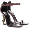 SAINT LAURENT Opyum 110 leather sandals - Sandals - $995.00  ~ £756.21