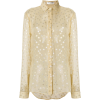 SAINT LAURENT fil coupé georgette shirt - Long sleeves shirts - 