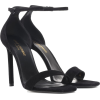 SAINT LAURENT Amber 105 suede sandals - Sandals - 