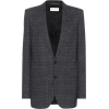 SAINT LAURENT Checked wool blazer - Suits - 