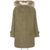 SAINT LAURENT Cotton and linen parka wit - Куртки и пальто - 