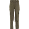 SAINT LAURENT Cotton and linen trousers - Pantaloni capri - 