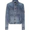 SAINT LAURENT Denim jacket with appliqué - Jakne i kaputi - 