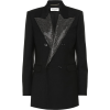 SAINT LAURENT Embellished wool blazer - Jacket - coats - 