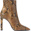SAINT LAURENT Grace python ankle boots - Boots - 