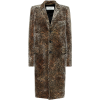 SAINT LAURENT Leopard-print velvet coat - Kurtka - 