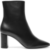 SAINT LAURENT Lou leather ankle boots - Buty wysokie - $995.00  ~ 854.59€