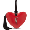 SAINT LAURENT  Love Heart logo leather c - バッグ クラッチバッグ - 