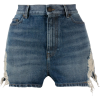 SAINT LAURENT distressed denim shorts - Shorts - 