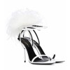 SAINT LAURENT feather/leather sandals - Sandals - 765.00€  ~ $890.69