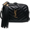 SAINT LAURENT lined black leather belt w - Bolsas pequenas - 