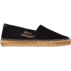 SAINT LAURENT logo embroidered espadrill - scarpe di baletto - 