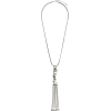 SAINT LAURENT silver-tone logo-embellish - Necklaces - 