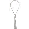 SAINT LAURENT silver-tone logo-embellish - Ожерелья - 