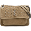 SAINT LAURENT studded shoulder bag - Carteras - 