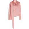 SALLY LAPOINTE pink satin blouse - Camisa - curtas - 