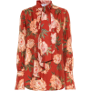 SALVATORE FERRAGAMO Floral silk blouse - Long sleeves shirts - 