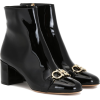SALVATORE FERRAGAMO Gancini patent leath - 靴子 - 695.00€  ~ ¥5,421.83