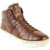 SANTONI leather sneaker - Superge - 