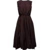 SARA LANZI dark bordeaux dress - Dresses - 