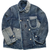 SASHIKO KENDO denim patchwork jacket - Куртки и пальто - 