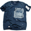 SASHIKO KENDO t-shirt - Shirts - kurz - 