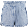 SEA Idun paperbag-waist acid-washed cott - Shorts - 