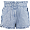 SEA Idun paperbag-waist acid-washed cott - Hlače - kratke - 